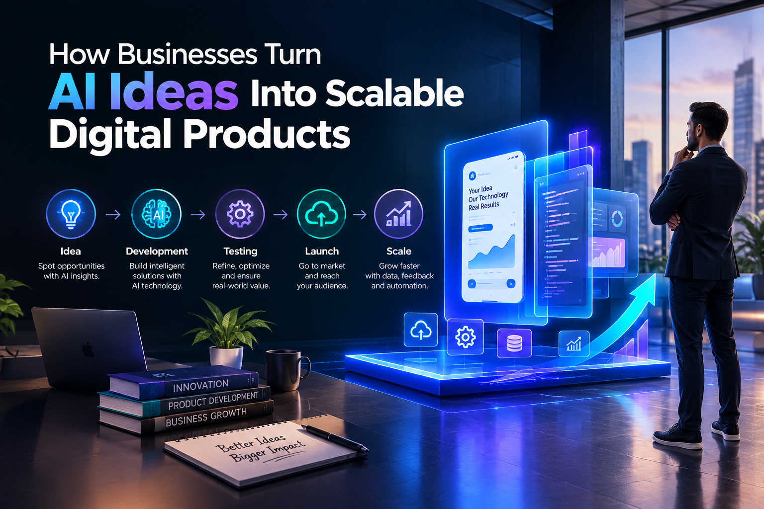 Businesses Turning AI Ideas Into Scalable Digital Products